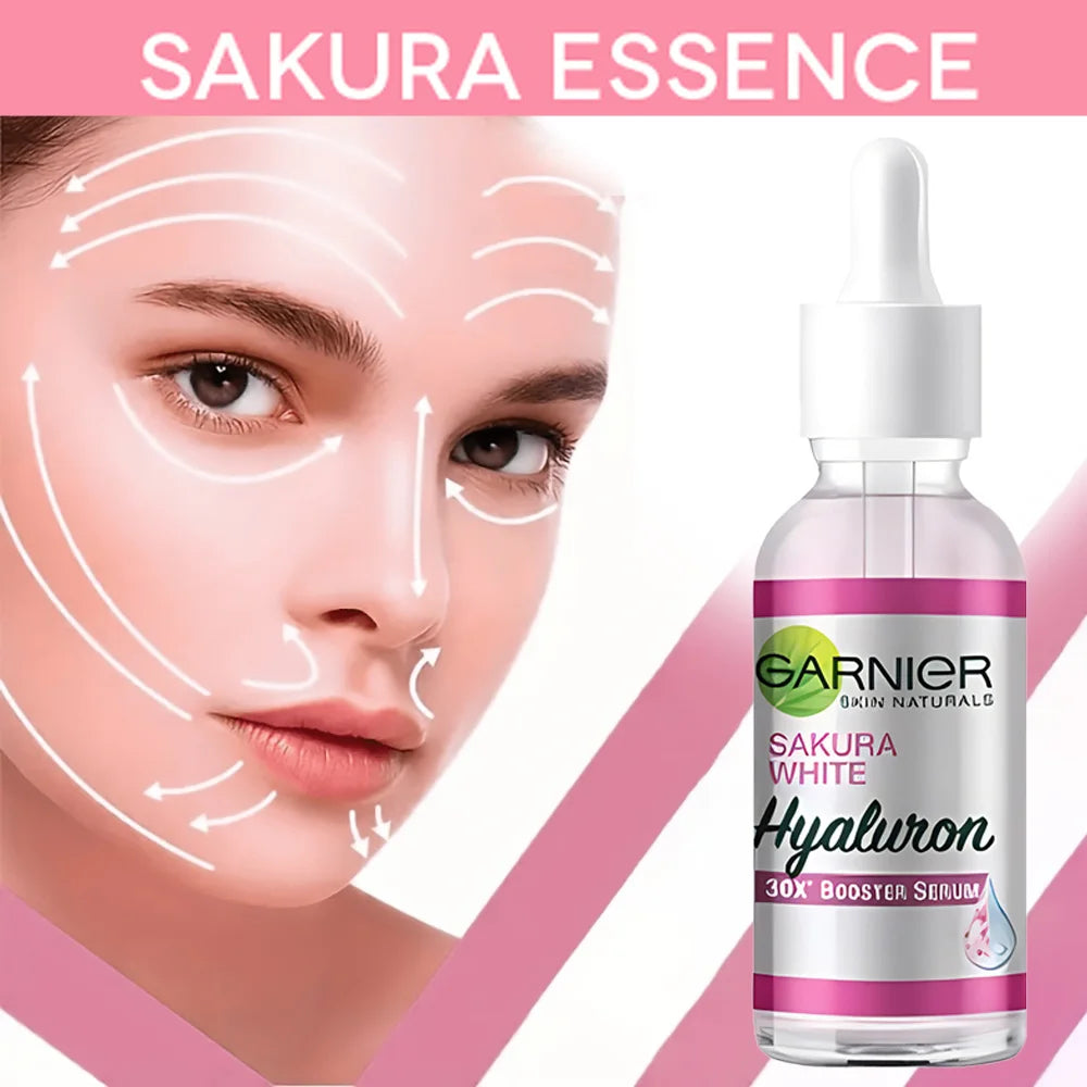 Sakura Facial Essence Enhances Skin Elasticity Natural Rejuvenation Essence Nourishes Essence Facial Moisturizing Cream 30Ml
