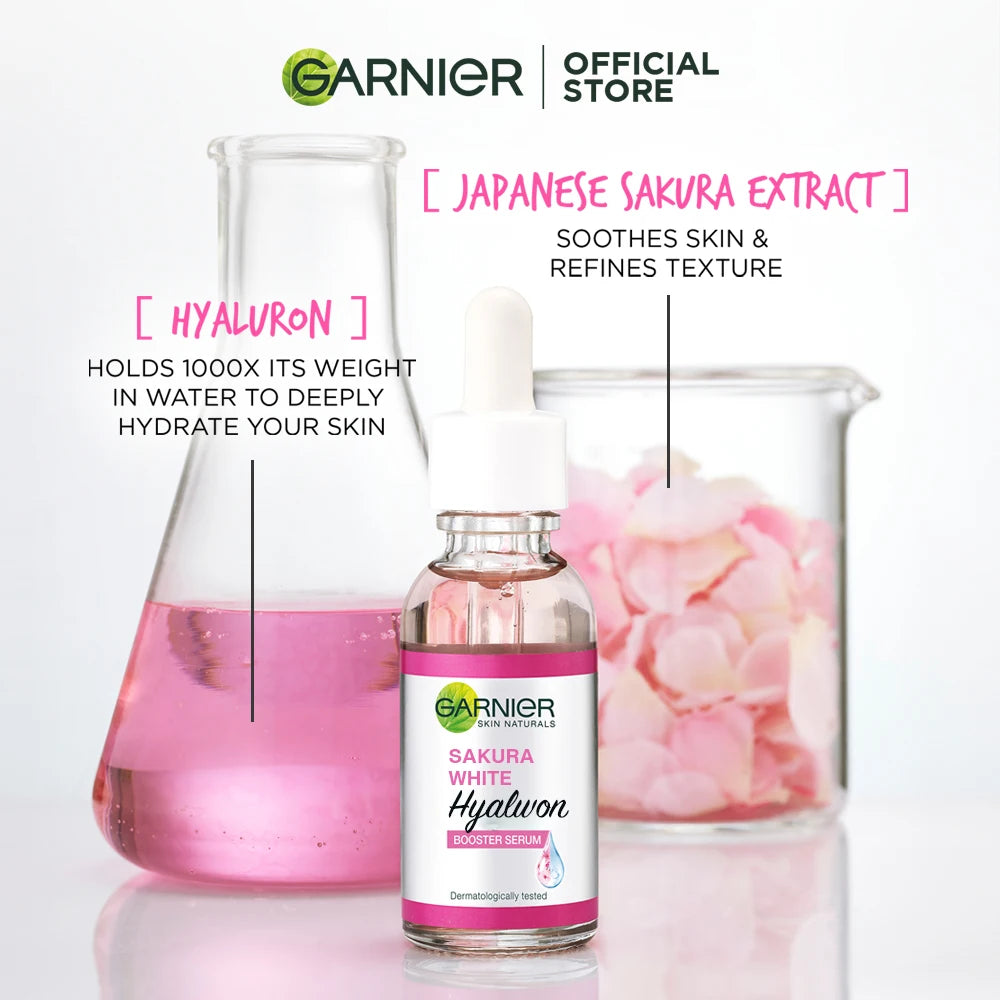 Sakura Facial Essence Enhances Skin Elasticity Natural Rejuvenation Essence Nourishes Essence Facial Moisturizing Cream 30Ml